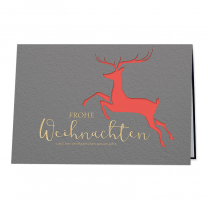 Elegante Weihnachtskarten mit edler Goldfolienprägung & Laserstanzung