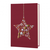 Elegante Weihnachtskarten mit edler Gold- & Silberfolienprägung der Deutschen Krebshilfe