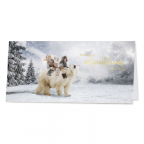Weihnachtskarten "Märchen" mit edler Goldfolienprägung