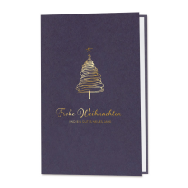 Elegante Weihnachtskarten mit edler Goldfolienprägung