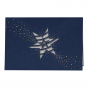 Blaue Weihnachtskarten mit edler Goldfolienprägung & Laserstanzung