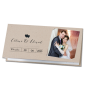 Dankeskarten "Hochzeit" auf trendigem Kraftkarton mit Ihrem eigenen Foto