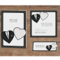 Einladungskarten "Braut & Bräutigam" - Gestaltungsbeispiel Karteninnenseiten