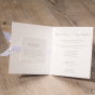Elegante Hochzeitseinladungen - Gestaltungsbeispiel Karteninnenseiten