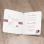 Elegante Hochzeitseinladungen "Altrosa" - Gestaltungsbeispiel Karteninnenseiten