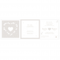 Elegante Hochzeitskarten "Ja, ich will" - Gestaltungsbeispiel Karteninnenseiten