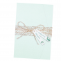 Elegeante Hochzeitskarten "Mint" - mit edlem Zierband