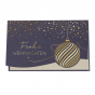 Elegante Weihnachtskarten mit edler Goldfolienprägung & goldenem Einlegeblatt.