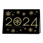Geschäftliche Neujahrs- & Weihnachtskarten mit edler Goldfolienprägung