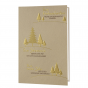 Goldene Weihnachtskarten im festlichen Design