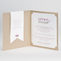 Hochzeitseinladung "Design" - Textgestaltungsbeispiel Karteninnenseiten