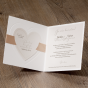 Edle Hochzeitseinladungen - Gestaltungsbeispiel Karteninnenseiten