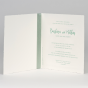 Hochzeitseinladungen "Grün & Weiß" - Gestaltungsbeispiel Karteninnenseiten