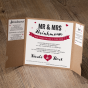 Hochzeitseinldung "Mr. & Mrs." -Gestaltungsbeispiel Karteninnenseiten