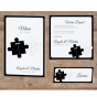 Hochzeitseinladungen "Puzzle" - Mögliches Kartenzubehör