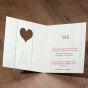 Hochzeitseinladungen "Rot" - Gestaltungsbeispiel Karteninnenseiten