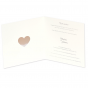Hochzeitseinladungen "Ivory Herzen" - Gestaltungsbeispiel Karteninnenseiten