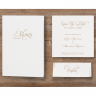 Hochzeitskarte "weiße Spitze" - Mögliches Kartenzubehör
