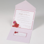 Hochzeitseinladungskarten "Blumen" - Gestaltungsbeispiel Einlegekarten Karteninnenseiten