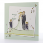 Hübsche Hochzeitskarten "Patchwork-Familie" - Gestaltungsbeispiel zwei Jungs