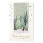 Klassische Weihnachtskarte mit edler Goldfolien- & Blindprägung