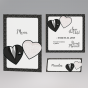 Kartenset "Brautpaar" - Menükarten, Tischkarten und Save-the-Date-Karten - die auch als Dankkarten designt werden können