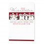Lustige Weihnachtskarten "Pinguine" im fröhlichen Design