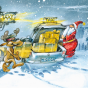 Weihnachtskarten "Taxi" - Detailansicht