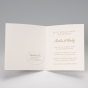 Moderne Hochzeitskarten "Foto" mit raffinierter Applikation - Gestaltungsbeispiel Karteninnenseiten