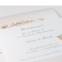 Orientalische Hochzeitseinladungen - Gestaltungsbeispiel Karteninnenseiten