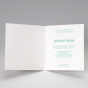 Romantische Hochzeitskarten "Moderner Auftritt" - Gestaltungsbeispiel Karteninnenseiten