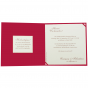 Rote Hochzeitseinladungen "Royal" - Gestaltungsbeispiel Karteninnenseiten
