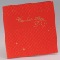 Rote Hochzeitskarten - schlichte rote Eleganz