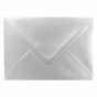 Silberne Kuverts & Briefumschläge mit Nassklebung (17,5 x 12 cm)