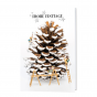 Weihnachtskarten "Personalleasing/Zeitarbeit" aus stilvollem Bilderdruckkarton mit witzigem Weihnachtsmotiv