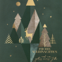 Moderne Weihnachtskarten "Grün" - Detailansicht