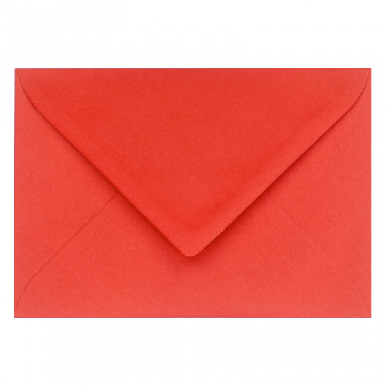 Kuvert / Briefumschlag "Rot" - Nassklebend (18,5 x 12 cm)