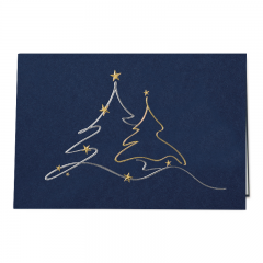 Elegante Weihnachtskarten "Edel"