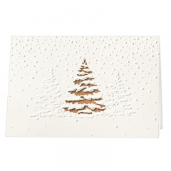 Elegante Weihnachtskarten "Kupfer"