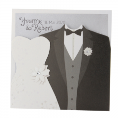 Hochzeitskarte "Brautpaar"