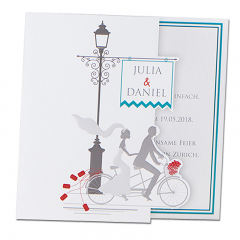 Hochzeitskarten "Fahrrad"