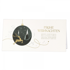 Moderne Weihnachtskarten "Hirsch"