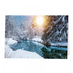 Neujahrskarten "Winterlandschaft"