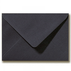 Kuvert / Briefumschlag "Schwarz" - nassklebend (18,5 x 12 cm)