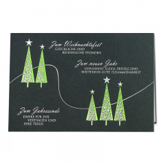 Weihnachtskarten mit Firmeneindruck
