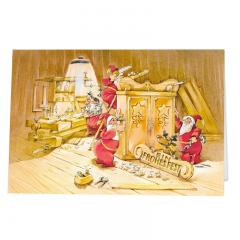 Lustige Weihnachtskarten "Holzverarbeitung / Schreinerei"